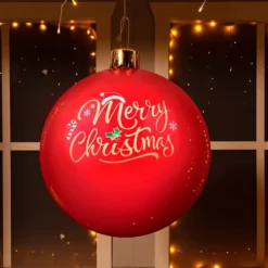LED Inflatable Christmas Ball 25in