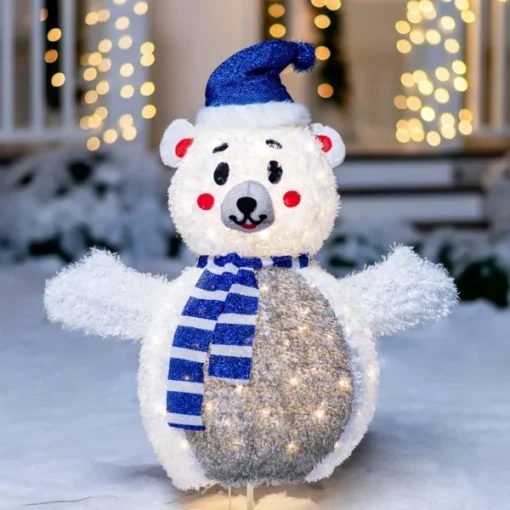 3ft 100 LED Collapsible Bear Yard Light