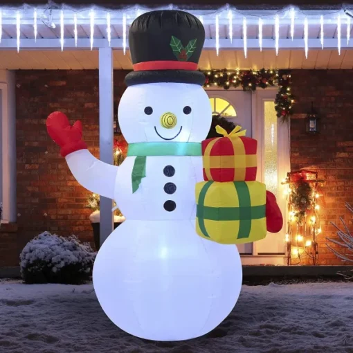 5ft LED Inflatable Snowman Christmas Decoration