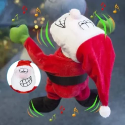 Dancing Santa Claus Window Cling