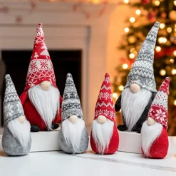 6Pcs Gnome Family Set