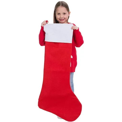 2pcs Jumbo Christmas Stockings Decoration 38in